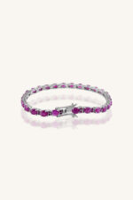 Ruby Bracelet in .925 Sterling Silver KLSB-20130 - Image 2