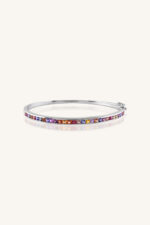 Multi Sapphire Bangle in 92.5 Sterling Silver KLSB-20395