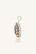 Multi Sapphire Pendant in .925 Sterling Silver KLSP-50188 - Image 2