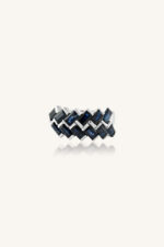 Blue Sapphire Ring in 92.5 Sterling Silver KLSR-10572