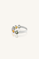 Multi Sapphire Ring in 92.5 Sterling Silver KLSR-11081 - Image 3