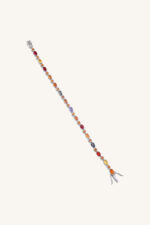 Multi Sapphire Bracelet in 92.5 Sterling Silver KLSB-20132 - Image 3
