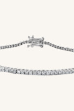 Diamond Bracelet in 92.5 Sterling Silver KLSB-20203 - Image 4