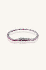 Ruby Bracelet in 92.5 Sterling Silver KLSB-20248 - Image 2
