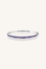 Tanzanite Bangle in 92.5 Sterling Silver KLSB-20266