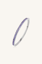 Tanzanite Bangle in 92.5 Sterling Silver KLSB-20266 - Image 3