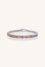 Multi Sapphire Bracelet in 92.5 Sterling Silver KLSB-20284