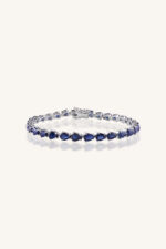 Blue Sapphire Bracelet in 92.5 Sterling Silver KLSB-20367