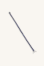Blue Sapphire Bracelet in 92.5 Sterling Silver KLSB-20367 - Image 3