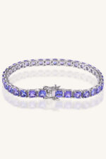 Tanzanite Bracelet in 92.5 Sterling Silver KLSB-20415 - Image 2