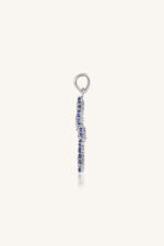 Blue Sapphire Pendant in 92.5 Sterling Silver KLSP-50262 - Image 3