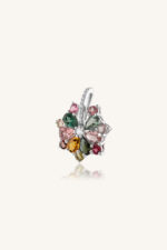 Multi Tourmaline and Cz  Pandent in 92.5 Sterling Silver KLSP-50294 - Image 2