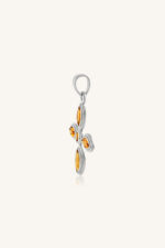 Citrine Pendant in 92.5 Sterling Silver KLSP-50332 - Image 3