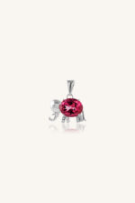 Pink Topaz Pendant in 92.5 Sterling Silver KLSP-50487