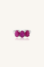 Ruby Ring in 92.5 Sterling Silver KLSR-11095
