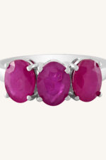 Ruby Ring in 92.5 Sterling Silver KLSR-11095 - Image 4