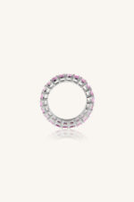 Pink Sapphire Ring in 92.5 Sterling Silver KLSR-11197 - Image 3