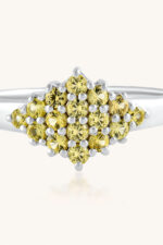 Yellow Sapphire Ring in 92.5 Sterling Silver KLSR-11262 - Image 4