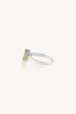 Yellow Sapphire Ring in 92.5 Sterling Silver KLSR-11262 - Image 2