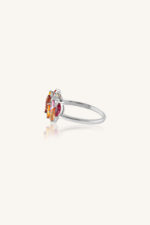 Multi Sapphire Ring in 92.5 Sterling Silver KLSR-11298 - Image 3