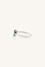 Tanzanite and Tsavorite Ring in 92.5 Sterling Silver KLSR-11440 - Image 3