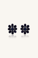 Blue Sapphire Earring in 92.5 Sterling Silver KLST-30213