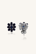 Blue Sapphire Earring in 92.5 Sterling Silver KLST-30213 - Image 2