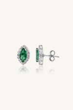 Blue Sapphire Earring in 92.5 Sterling Silver KLST-30315 - Image 2