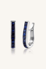 Blue Sapphire Earring in 92.5 Sterling Silver KLST-30426 - Image 4