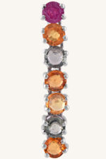Multi Sapphire Earring in 92.5 Sterling Silver KLST-30505 - Image 4