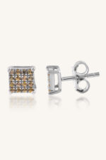 Yellow Sapphire Earring in 92.5 Sterling Silver KLST-30698 - Image 2