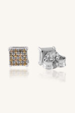 Yellow Sapphire Earring in 92.5 Sterling Silver KLST-30698 - Image 3