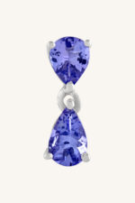 Tanzanite Earring in 92.5 Sterling Silver KLST-30801 - Image 4
