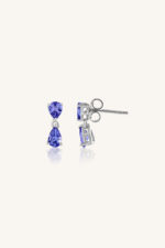 Tanzanite Earring in 92.5 Sterling Silver KLST-30801 - Image 3
