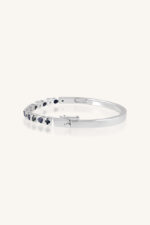 Blue Sapphire Bangle in 92.5 Sterling Silver KLSB-20441 - Image 4