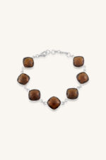 Honey Quartz Bracelet in 92.5 Sterling Silver KLSB-20446
