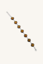 Honey Quartz Bracelet in 92.5 Sterling Silver KLSB-20446 - Image 2