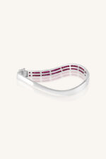 Ruby Bangle in 92.5 Sterling Silver KLSB-20468 - Image 2