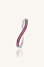 Ruby Bangle in 92.5 Sterling Silver KLSB-20468
