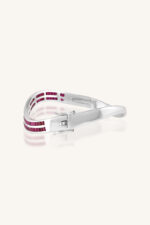 Ruby Bangle in 92.5 Sterling Silver KLSB-20468 - Image 3