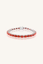 Coral Bracelet in 92.5 Sterling Silver KLSB-20487