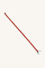 Coral Bracelet in 92.5 Sterling Silver KLSB-20487 - Image 2