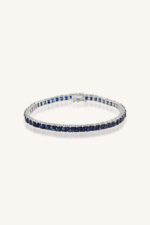 Blue Sapphire Bracelet in 92.5 Sterling Silver KLSB-20626