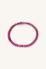 Ruby Bracelet in 92.5 Sterling Silver KLSB-20629 - Image 3