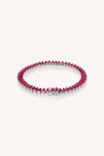 Ruby Bracelet in 92.5 Sterling Silver KLSB-20629