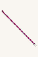 Ruby Bracelet in 92.5 Sterling Silver KLSB-20629 - Image 2