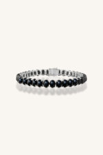 Black Star Bracelet in 92.5 Sterling Silver KLSB-20630