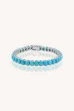 Turquoise Bracelet in 92.5 Sterling Silver KLSB-20633