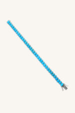 Turquoise Bracelet in 92.5 Sterling Silver KLSB-20633 - Image 2