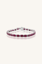 Ruby Bracelet in 92.5 Sterling Silver KLSB-20637